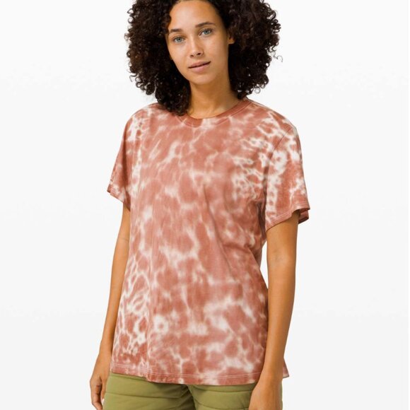 lululemon athletica Tops - Lululemon All Yours Tee in Marmoleado Tie Dye Ancient Copper size 8
